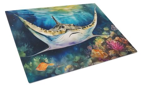 NEW Sting Ray Glass Cutting Board Decorative Tempered Glass Kitchen Cutting and Serving Board Large Size Chopping Board