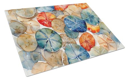 NEW Sand Dollars Glass Cutting Board Decorative Tempered Glass Kitchen Cutting and Serving Board Large Size Chopping Board