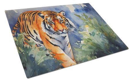 NEW Bengal Tiger Glass Cutting Board Decorative Tempered Glass Kitchen Cutting and Serving Board Large Size Chopping Board